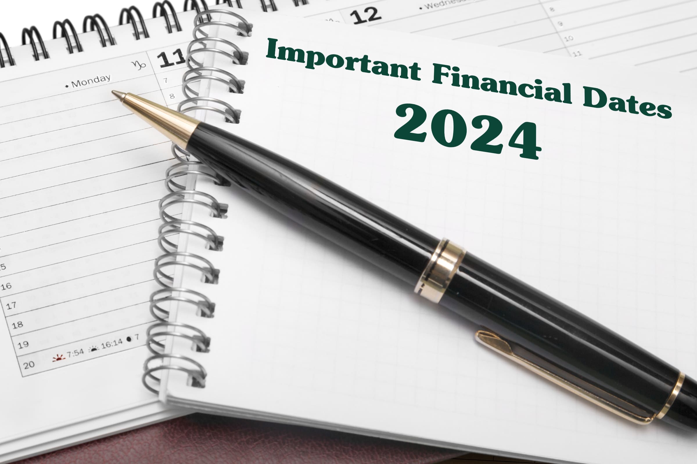 Important Financial Dates of 2024 MoneyLetter